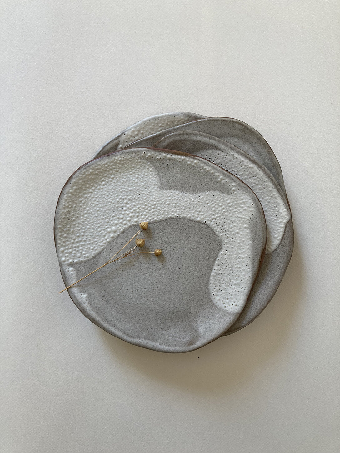 ASSIETTE DÉCORATIVE BRUME DE LAIT