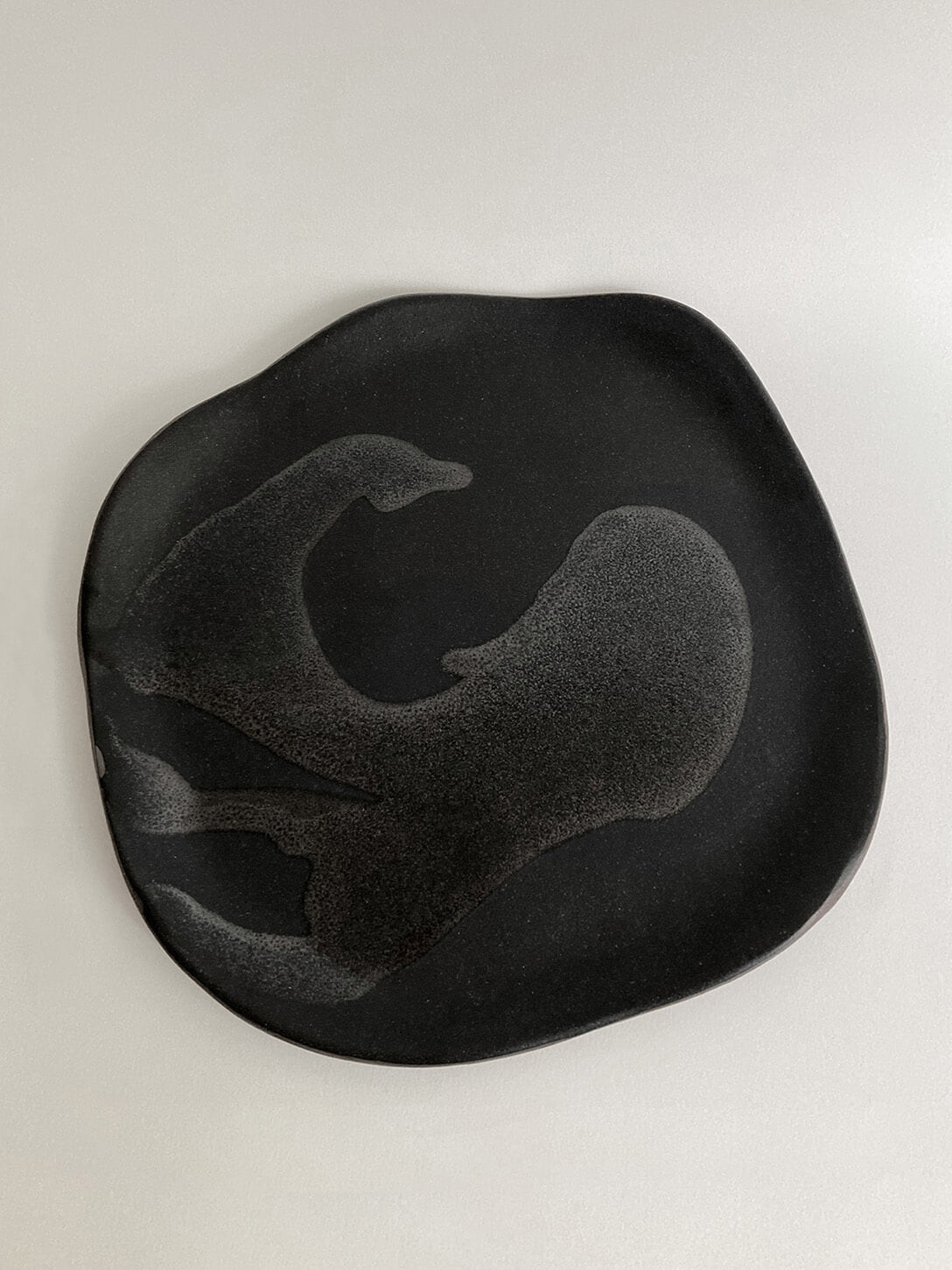 PRE-COMMANDE - ASSIETTE GLACE GLOW - NOIR