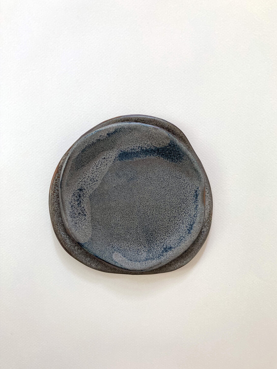 ASSIETTE BRONZE BRÛLÉ