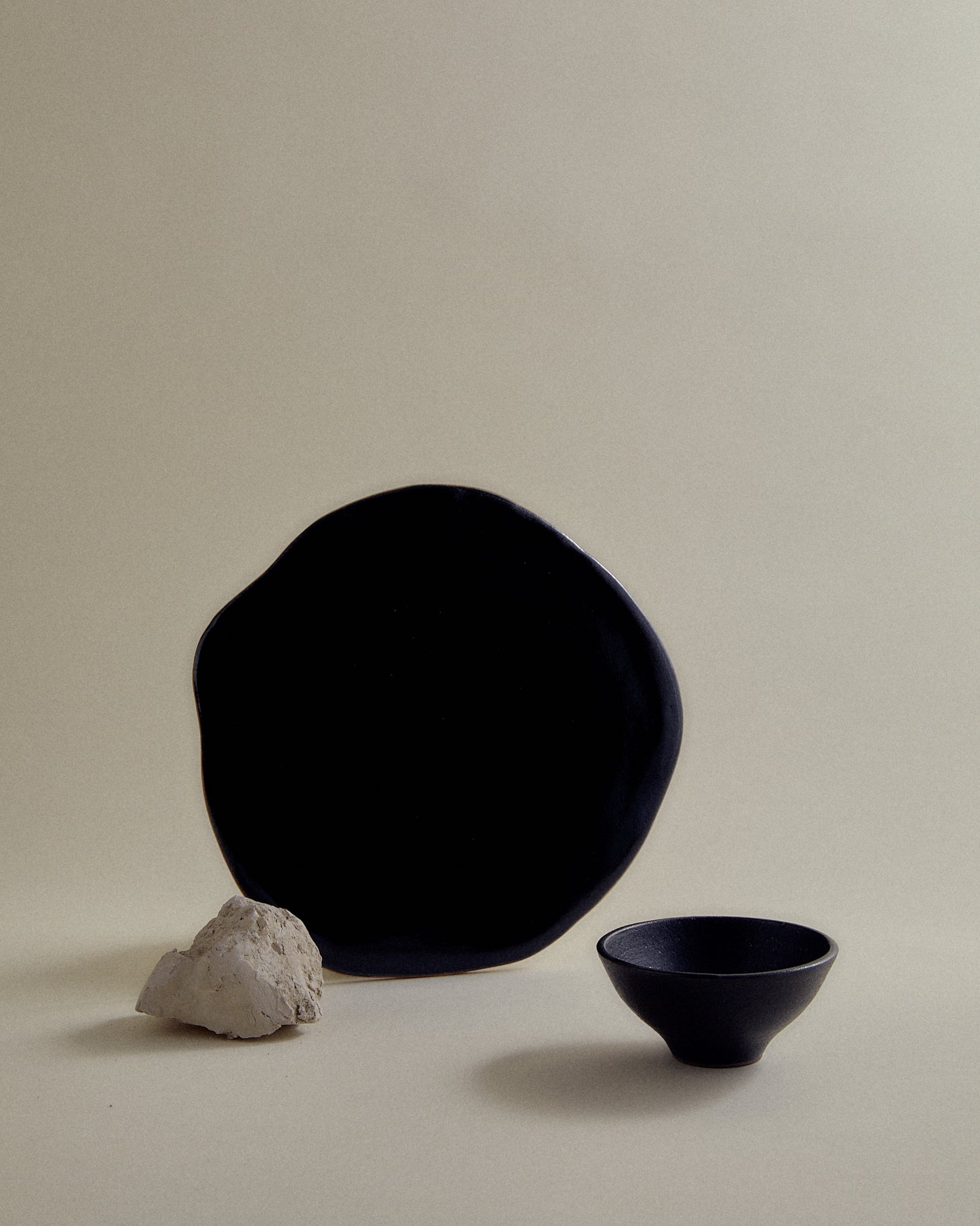 PRE-COMMANDE - ASSIETTE ENCRE NOIRE - XL