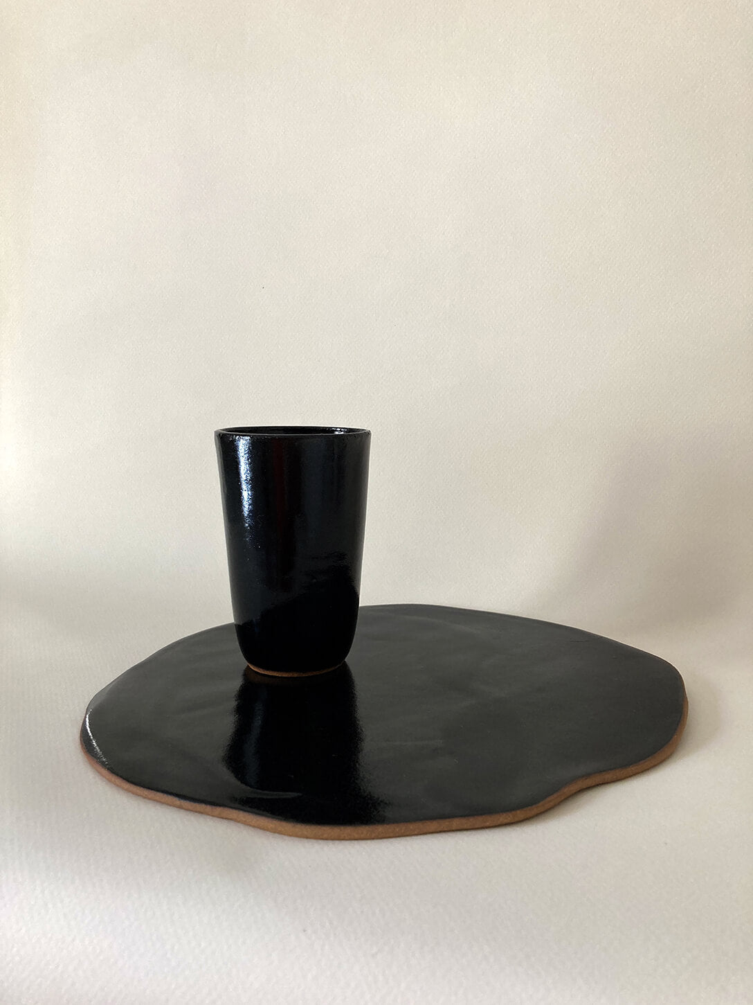 SET 2 VERRES ENCRE NOIRE