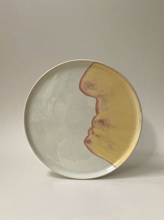 ASSIETTE JAUNE LIBERTY #01 - LARGE