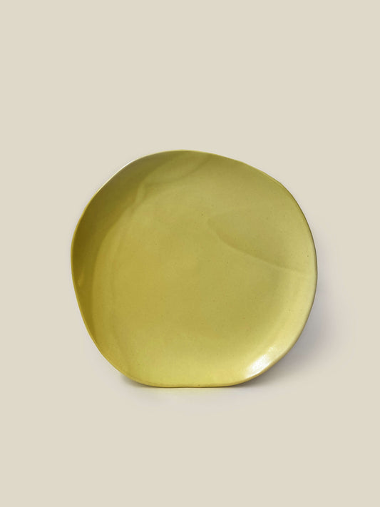 ASSIETTE JAUNE BUTTER - MEDIUM