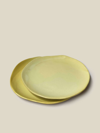 ASSIETTE JAUNE BUTTER - MEDIUM