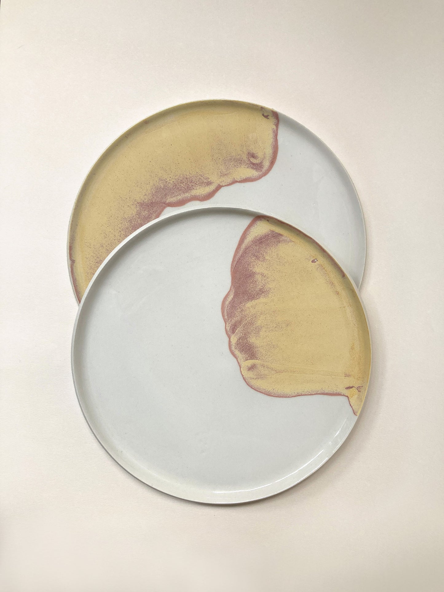 ASSIETTE JAUNE LIBERTY #01 - LARGE