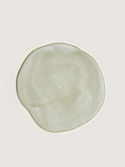 DECORATIVE PLATE VANILLA STONE