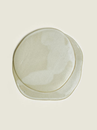 DECORATIVE PLATE VANILLA STONE