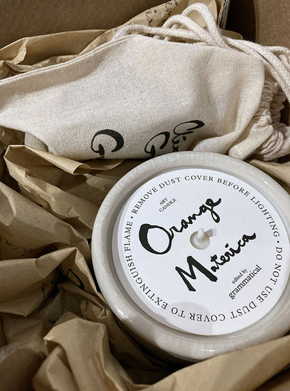 ORANGE MATERICA N°1 — bougie édition limitée