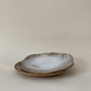 Set of 2 small soup plates Glace Glow